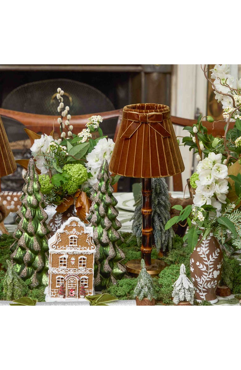 Mrs. Alice Burnt Wooden Rechargeable Lamp, Alternate, color, Brown