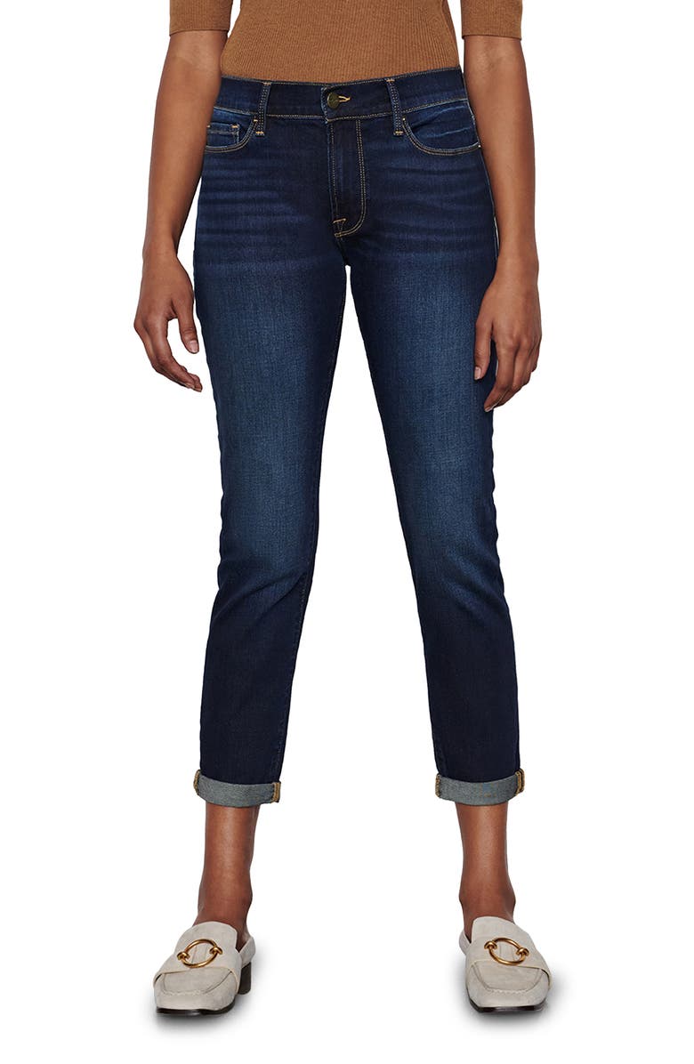 FRAME Le Garcon Ankle Boyfriend Jeans, Main, color,