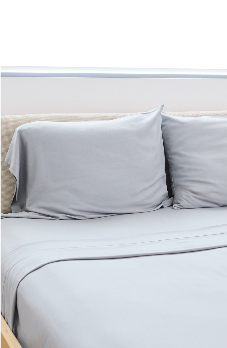 Slumber Cloud Performance Linen Blend Pillowcases, Alternate, color, Storm