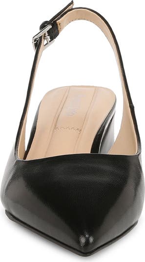 Racer Slingback Pointed Toe Pump