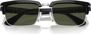 Persol 56mm Rectangular Sunglasses