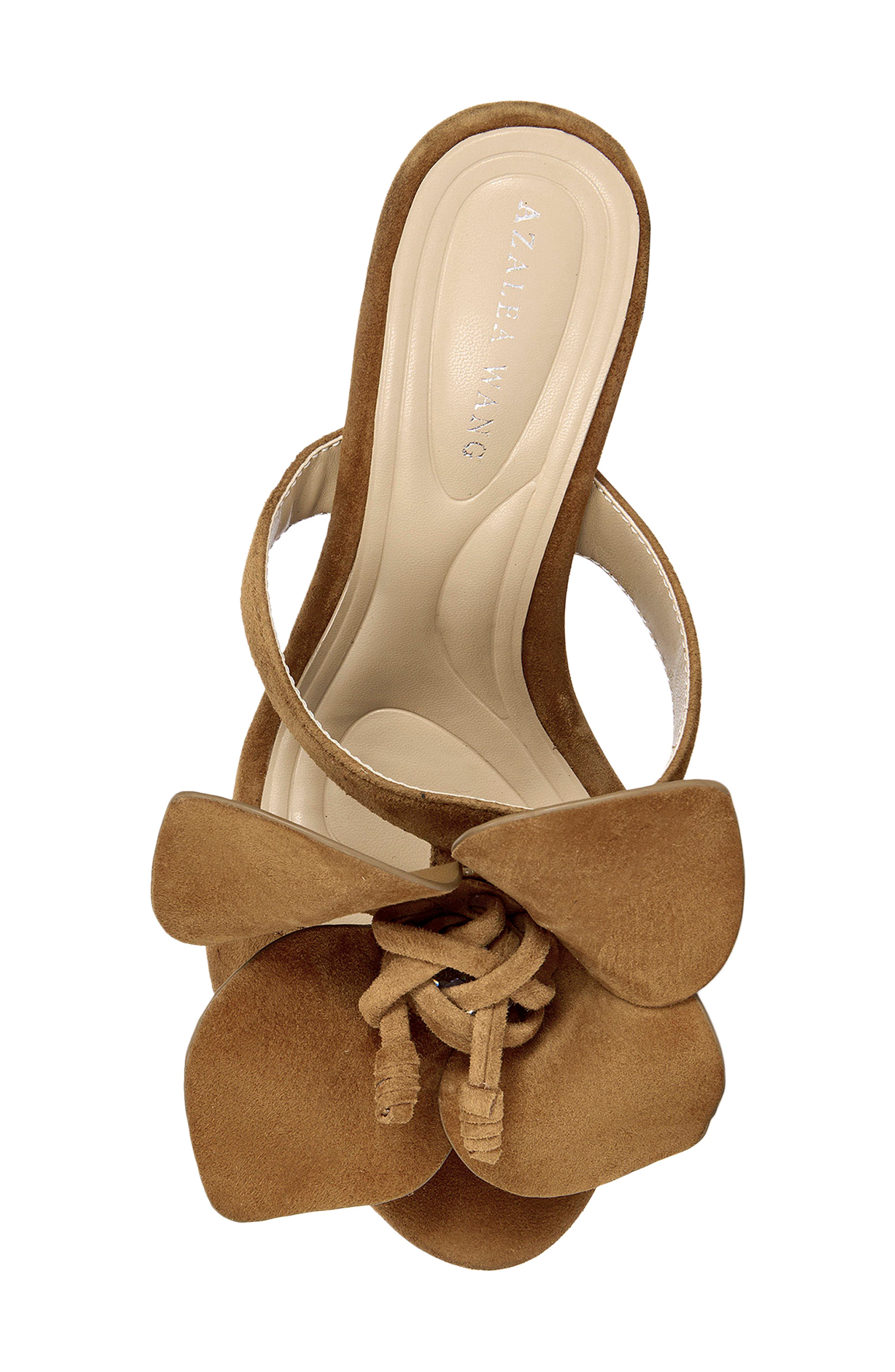 AZALEA WANG Fawna Slingback Sandal, Alternate, color, Brown