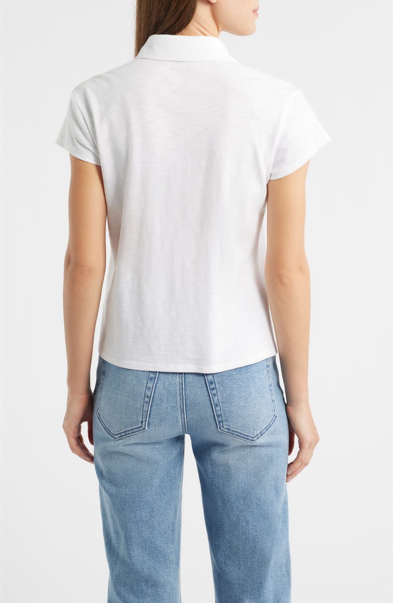 Bella Dahl Cap Sleeve Shirt, Alternate, color, White