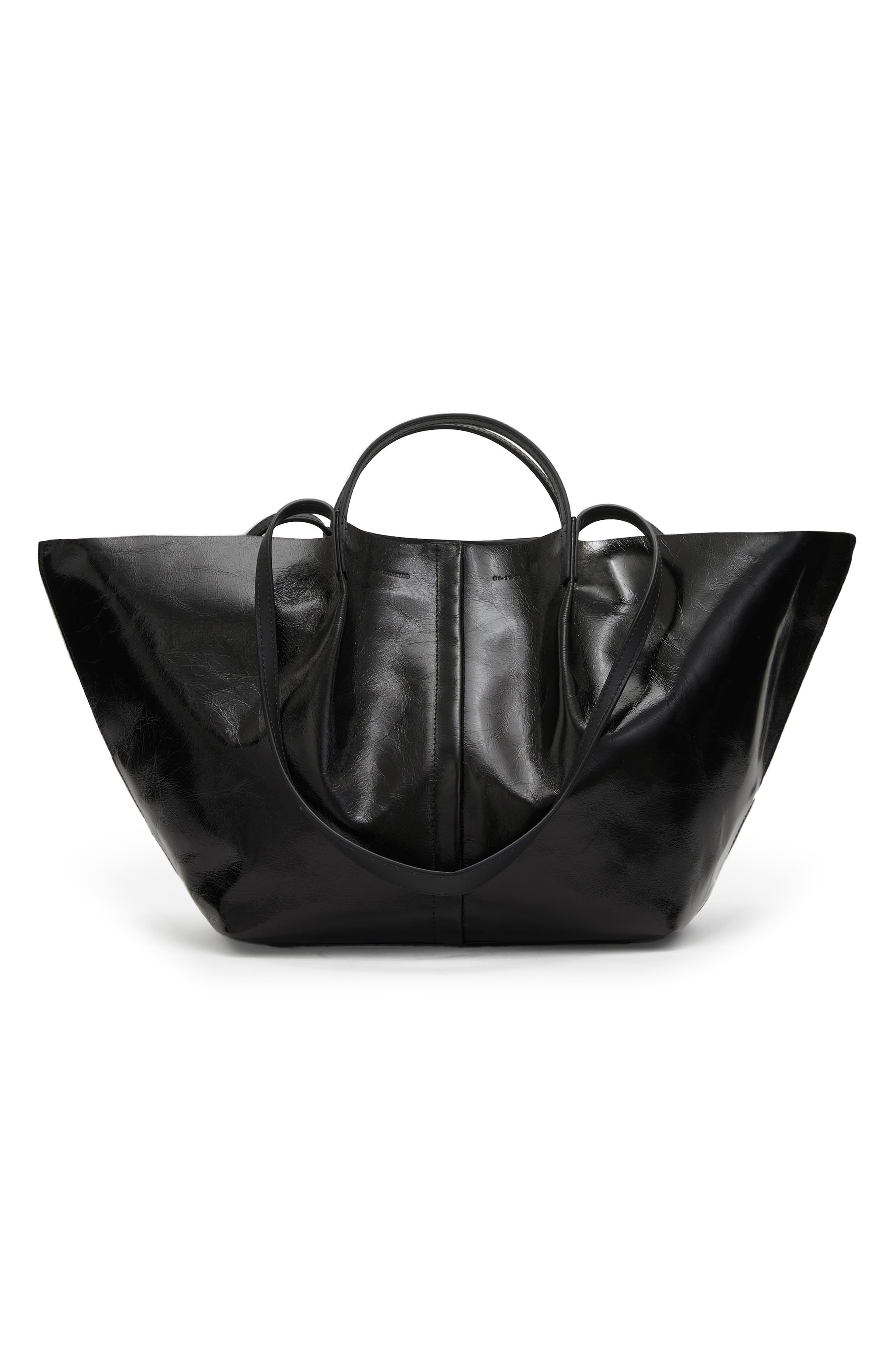AllSaints Odette Tote & Pouch, Alternate, color, 