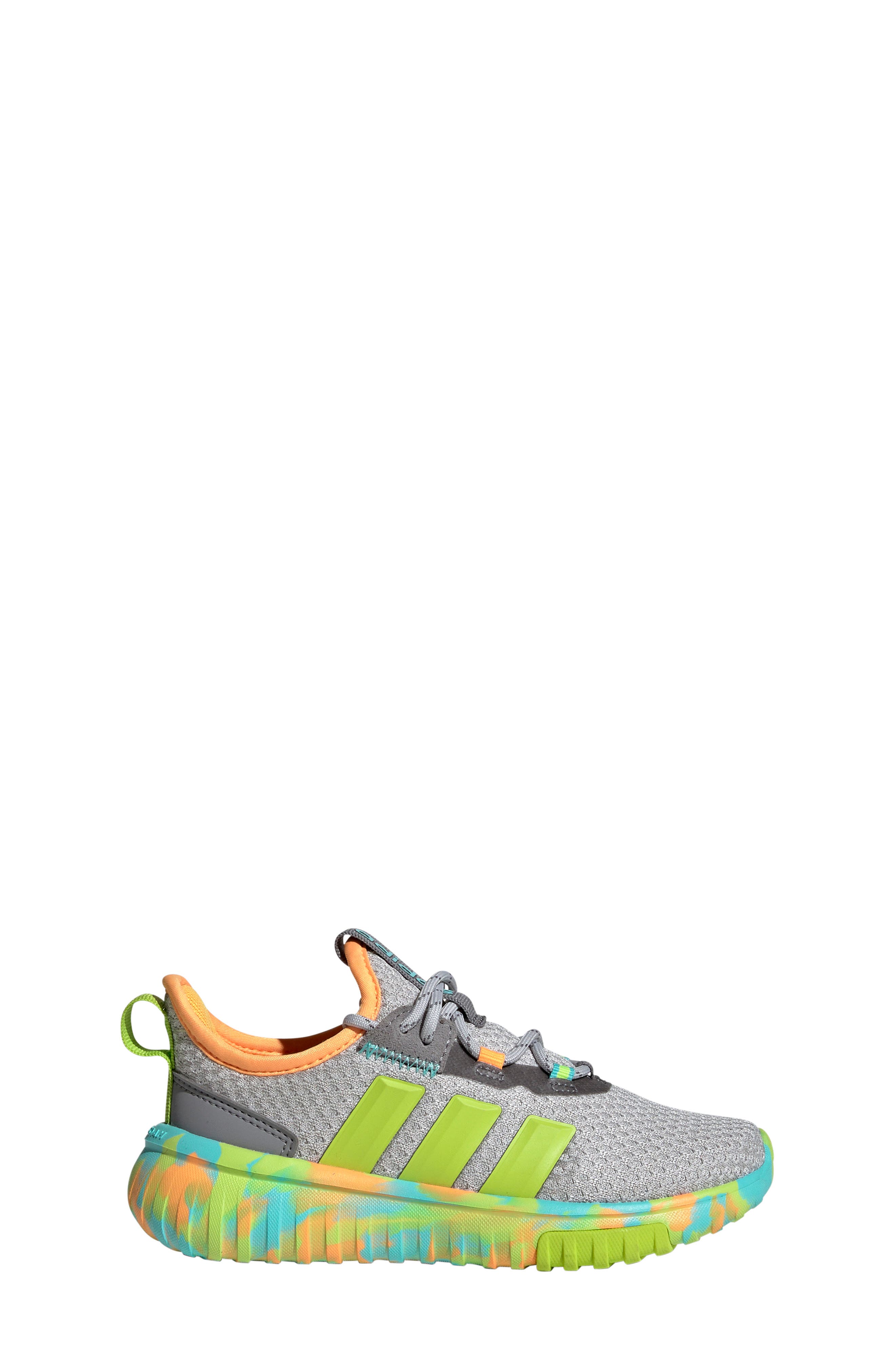 Kids' Kaptir Flow 4.0 Sneaker, Alternate, color, GREY / SLIME/ AQUA