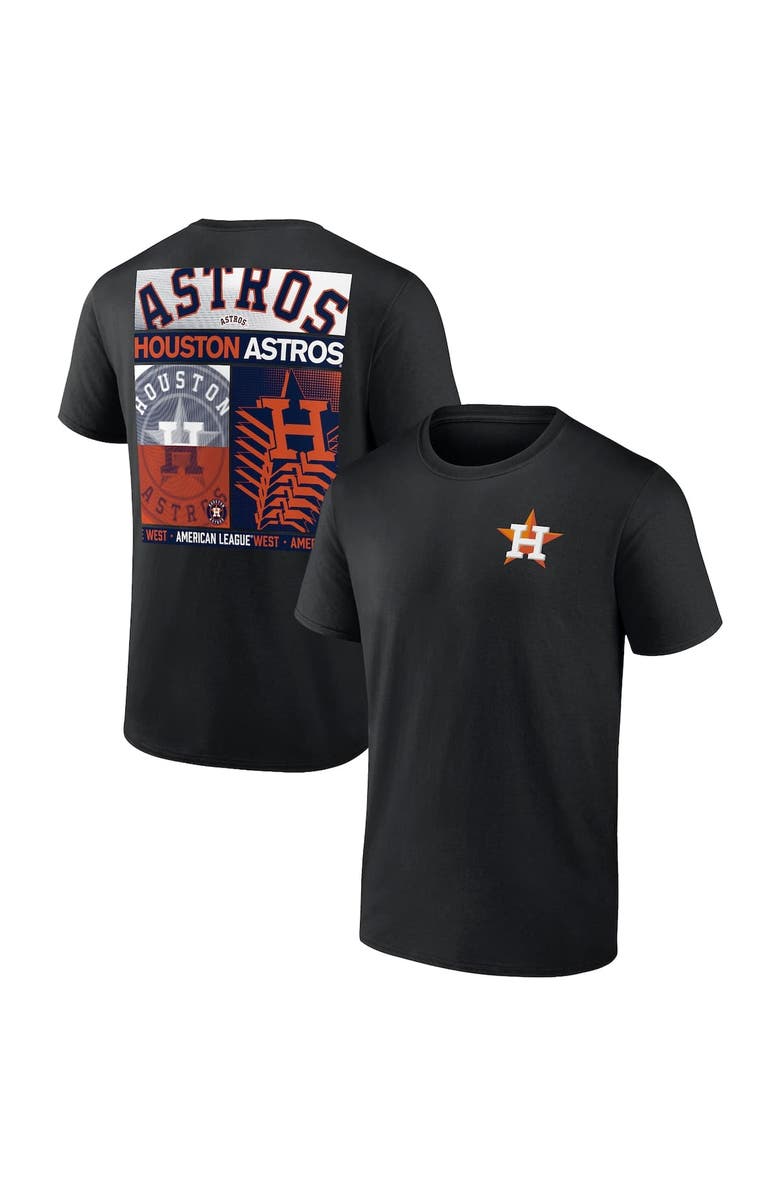 FANATICS Men's Profile  Black Houston Astros Big & Tall Two-Sided Graphic T-Shirt, Alternate, color, Black
