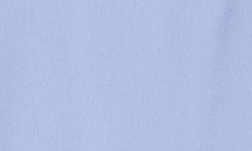 Shop Renee C Bubble Hem Satin Top In Blue