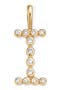  Gold Vermeil Initial I