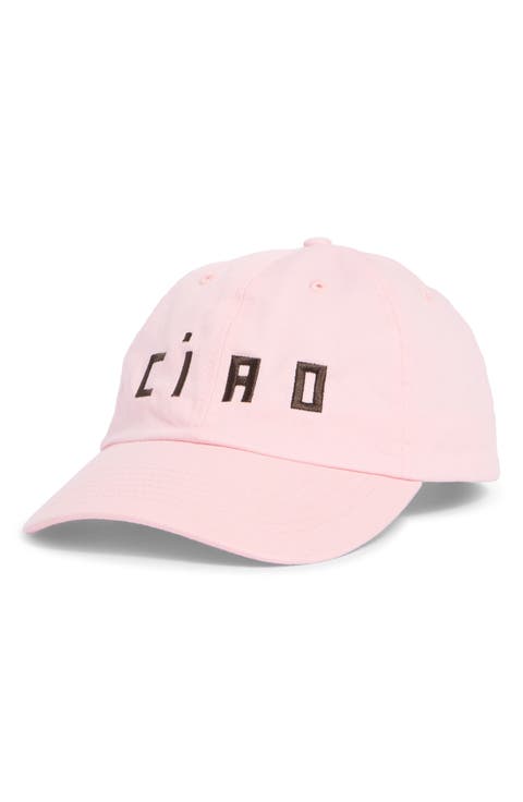 Ciao Embroidered Baseball Cap