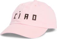 Clare V. Ciao Embroidered Baseball Cap