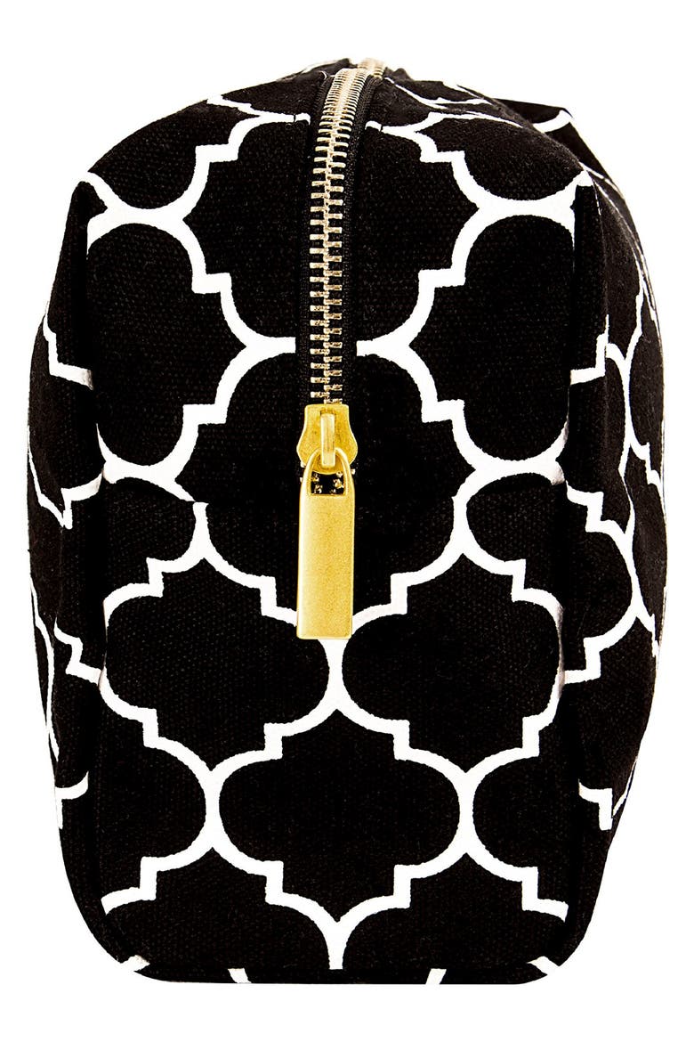 Monogram Cosmetics Bag, Alternate, color, GREEN-A