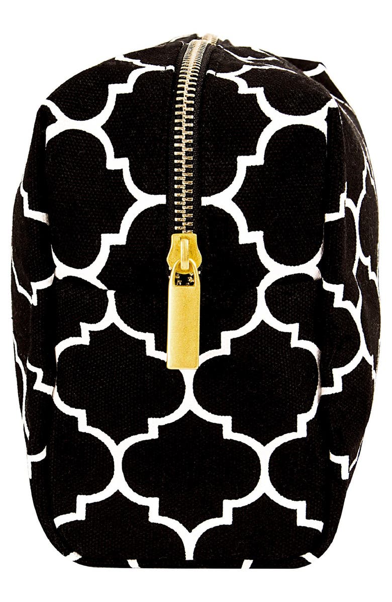 Cathy's Concepts Monogram Cosmetics Bag, Alternate, color, 