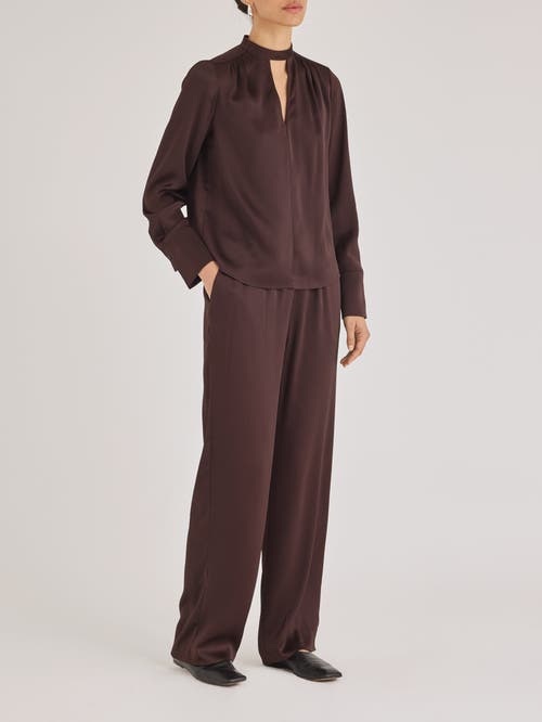 Rebecca Taylor Gianna Pant In Raisin