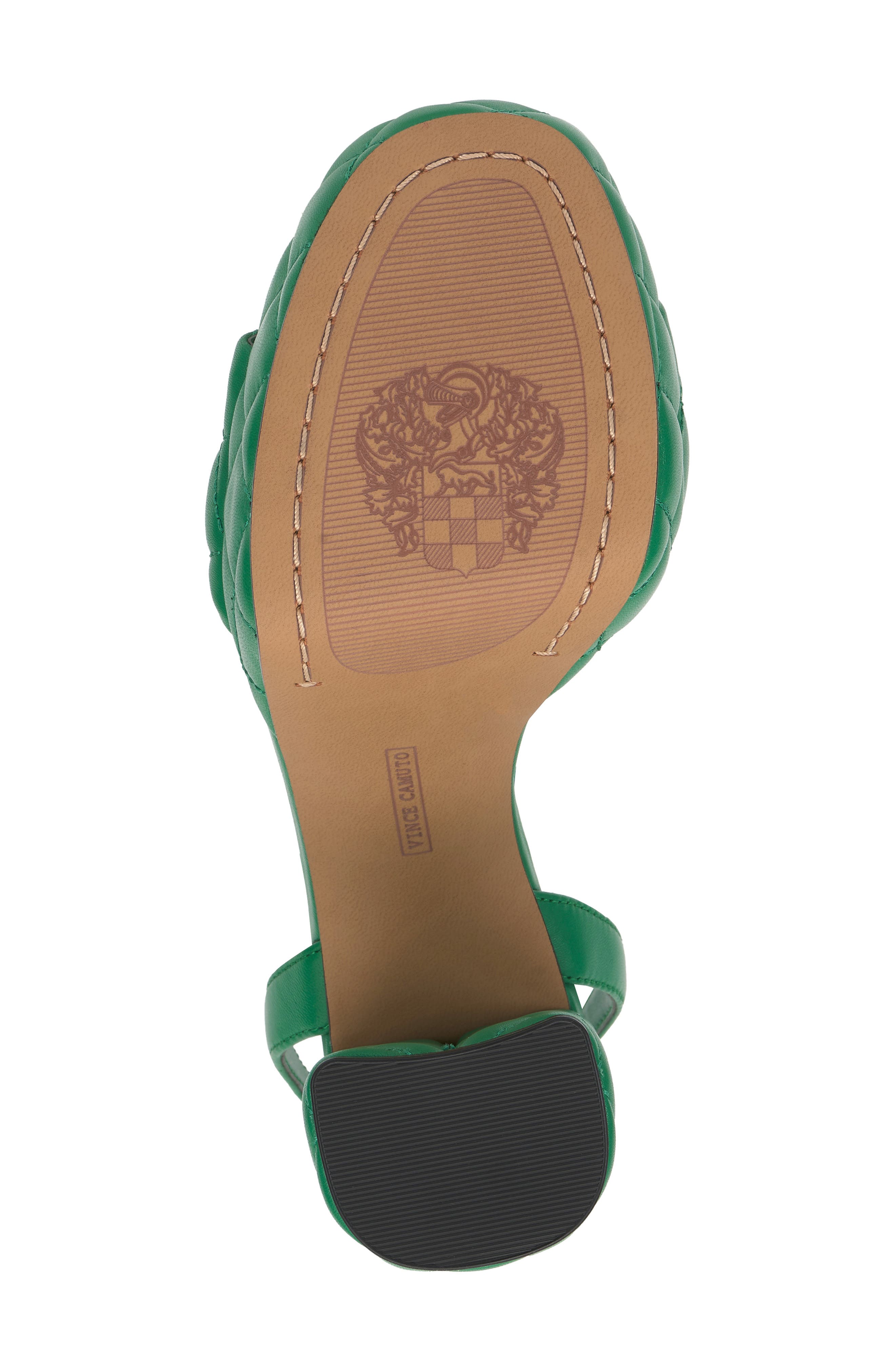 Vince Camuto Pendry Ankle Strap Platform Sandal, Alternate, color, Emerald
