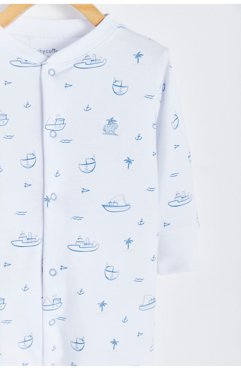 Babycottons Oceania Footie Pajama for Infant, Alternate, color, Full Print