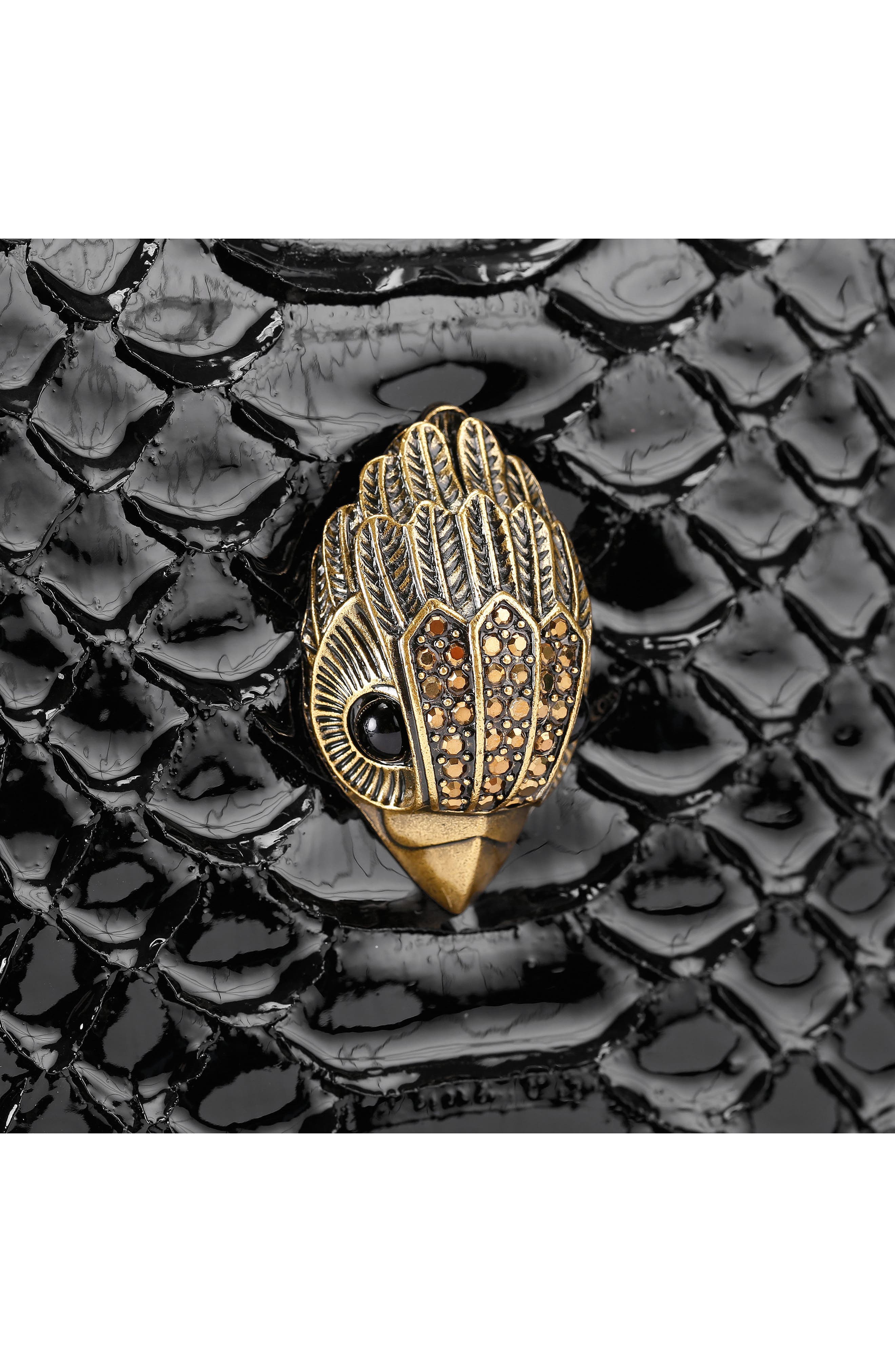 Kurt Geiger London Kensington Heart Crossbody Bag, Alternate, color, Black