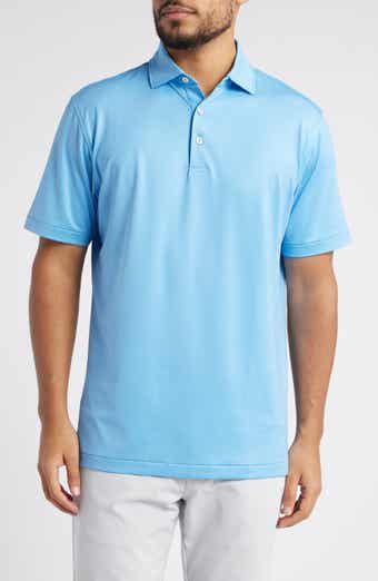 Peter Millar Gingham Microcheck Performance Jersey Polo