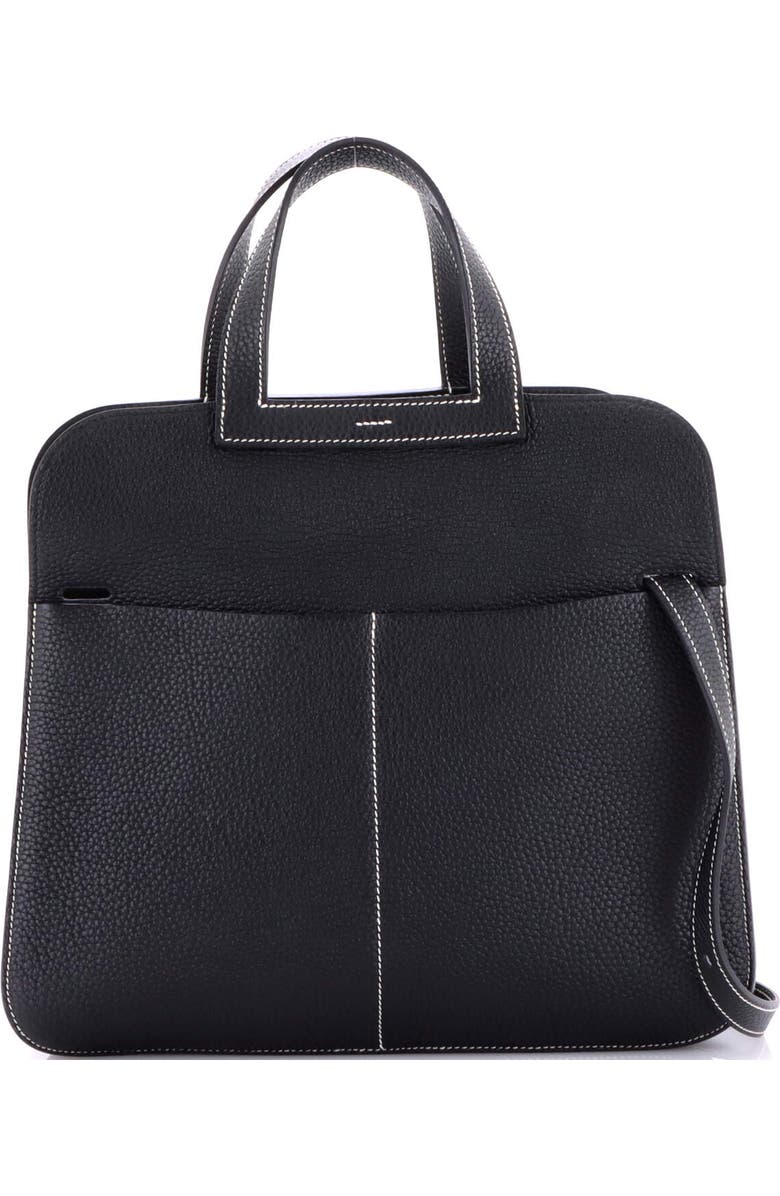 Pre-Owned Hermes Halzan Bag Clemence 31, Alternate, color, Noir