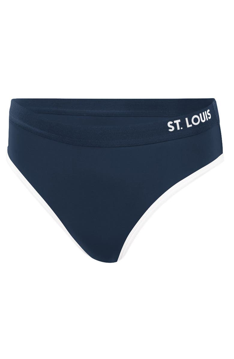 G-III 4HER BY CARL BANKS Women's G-III 4Her by Carl Banks Navy St. Louis Cardinals Southpaw Bikini Bottom, Alternate, color, Navy