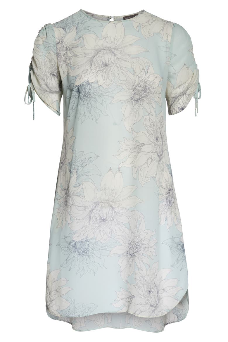 Pagoda Blossoms Shirttail Tunic, Alternate, color, MORNING DEW