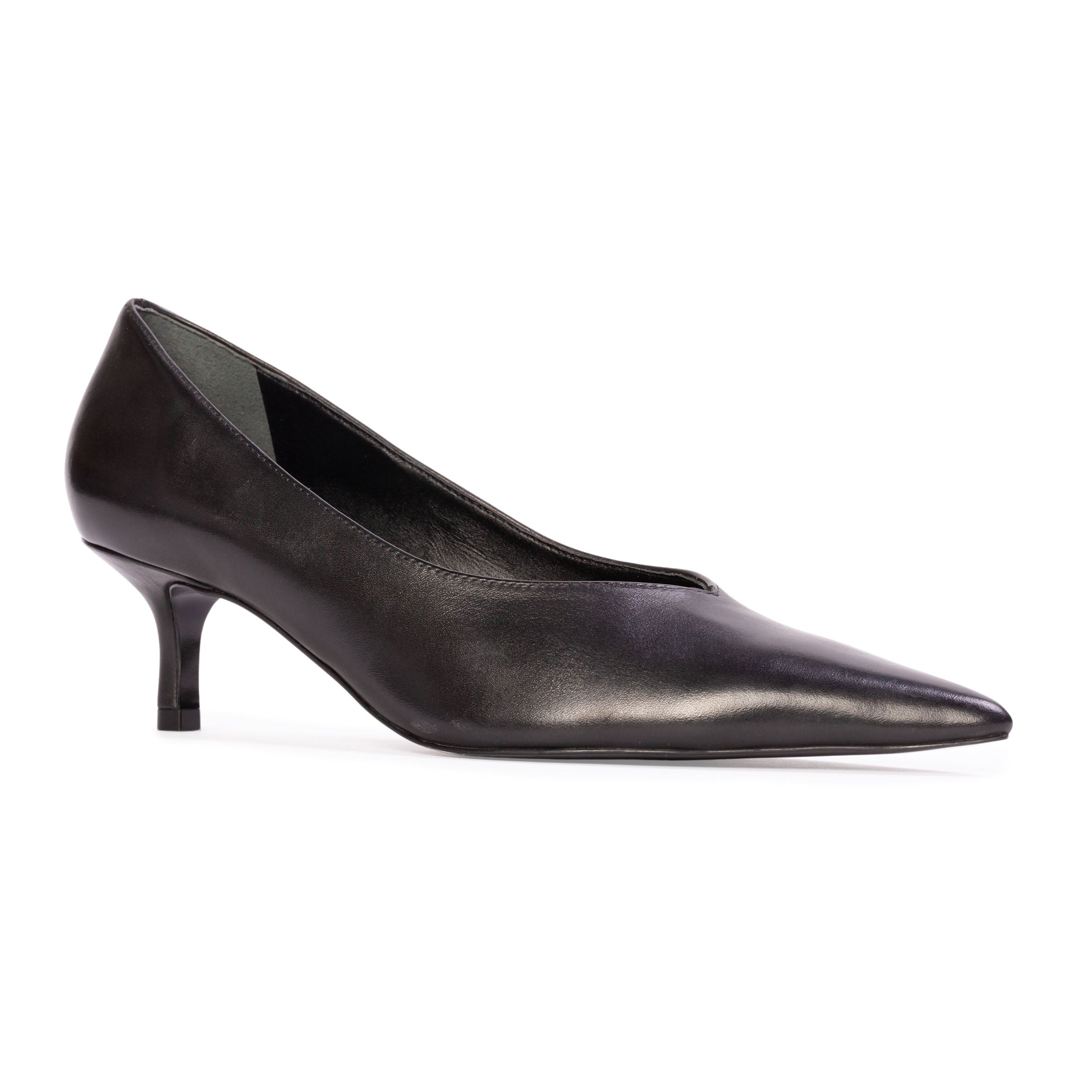 Briar 50 Leather Pump, Alternate, color, Black Leather