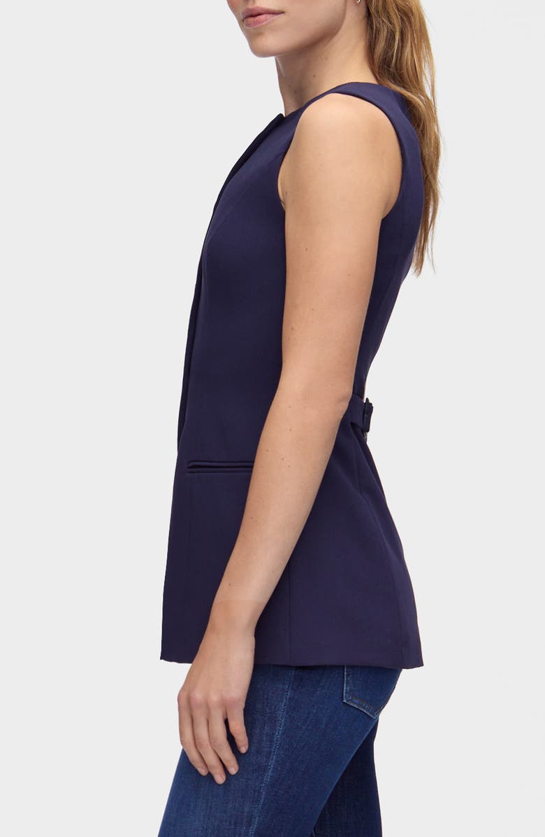 ALIGNE Leo Collarless Vest, Alternate, color, Navy