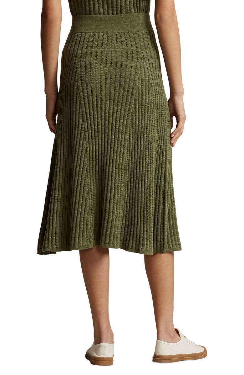 Polo Ralph Lauren Rib Wool Skirt, Alternate, color, 