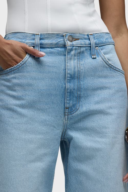 Hudson Bailey High Rise Barrel Leg Jeans In Fighter In Fighter