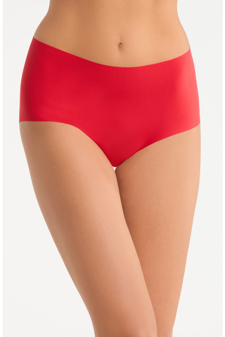 Invisible Edge Briefs, Main, color, RED SALSA