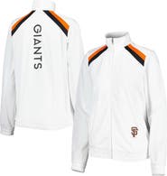 G-III 4HER BY CARL BANKS Women's G-III 4Her by Carl Banks White San Francisco Giants Red Flag Full-Zip Track Jacket