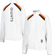 G-III 4HER BY CARL BANKS Women's G-III 4Her by Carl Banks White San Francisco Giants Red Flag Full-Zip Track Jacket