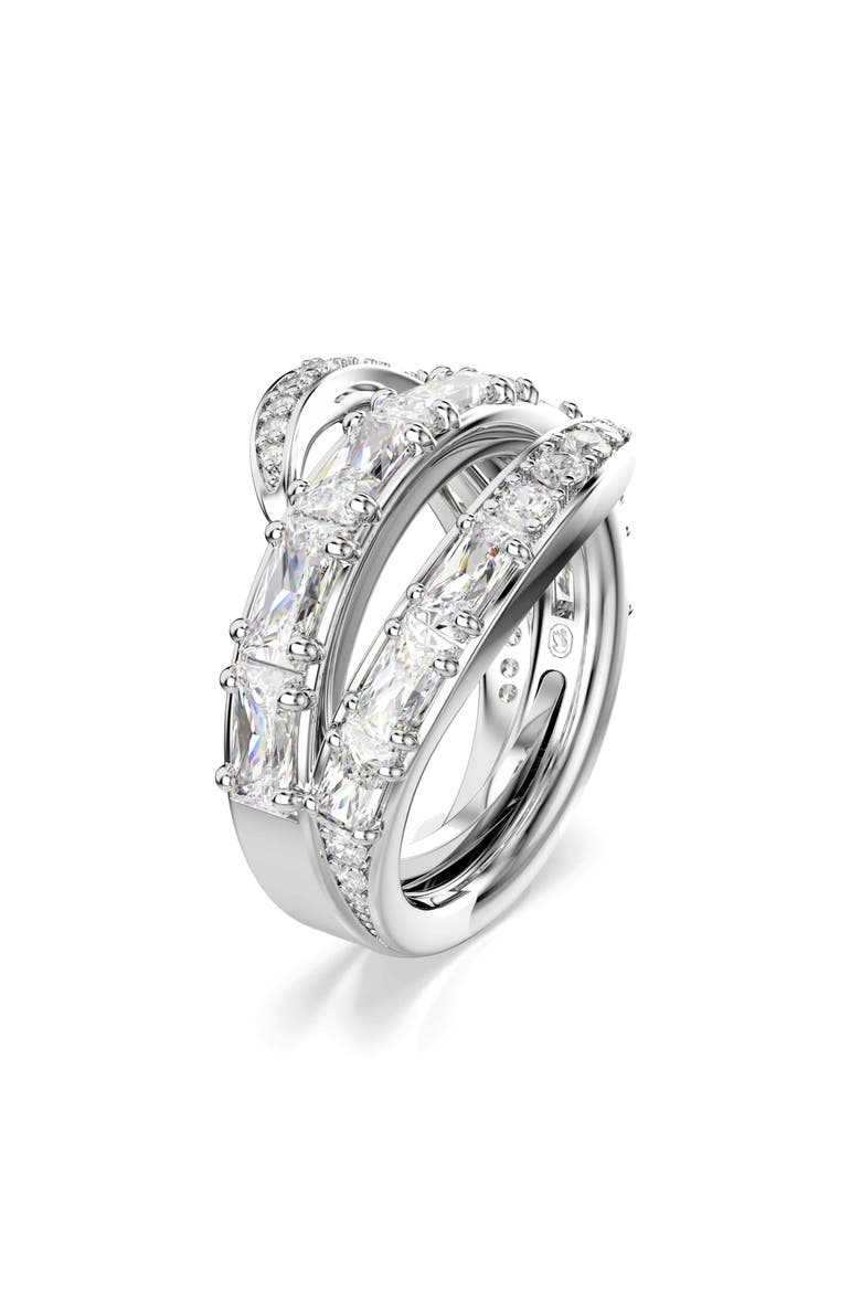 Vienna Crystal Ring, Alternate, color, WHITE RHODIUM PLATED
