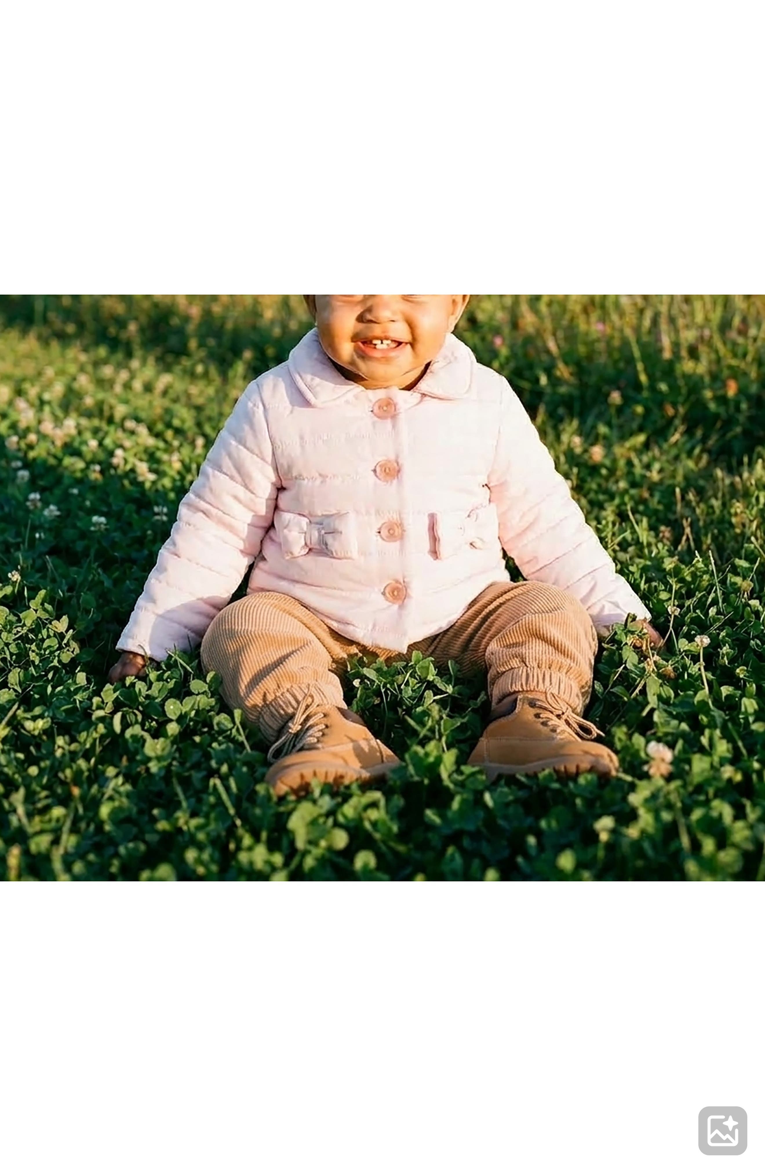 Pippa & Julie Clara Quilted Jacket with Bows | Nordstromrack