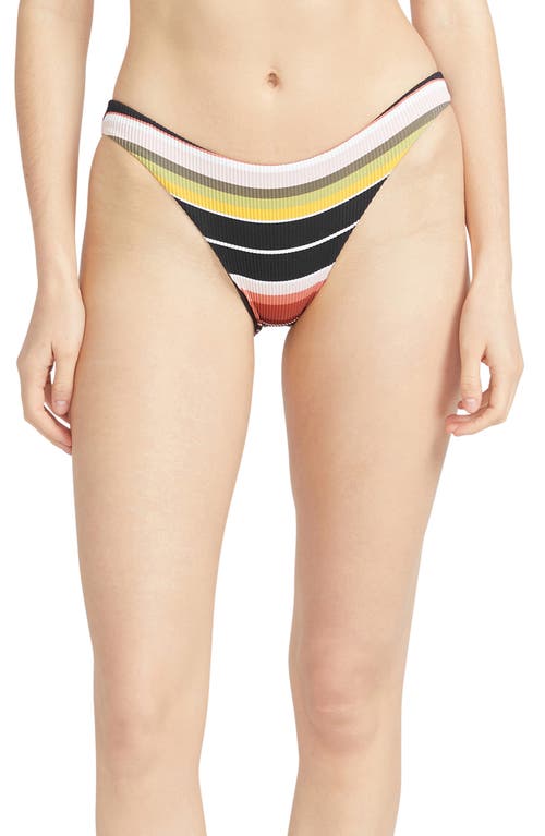 Volcom Beach Trip Bikini Bottoms in Black 