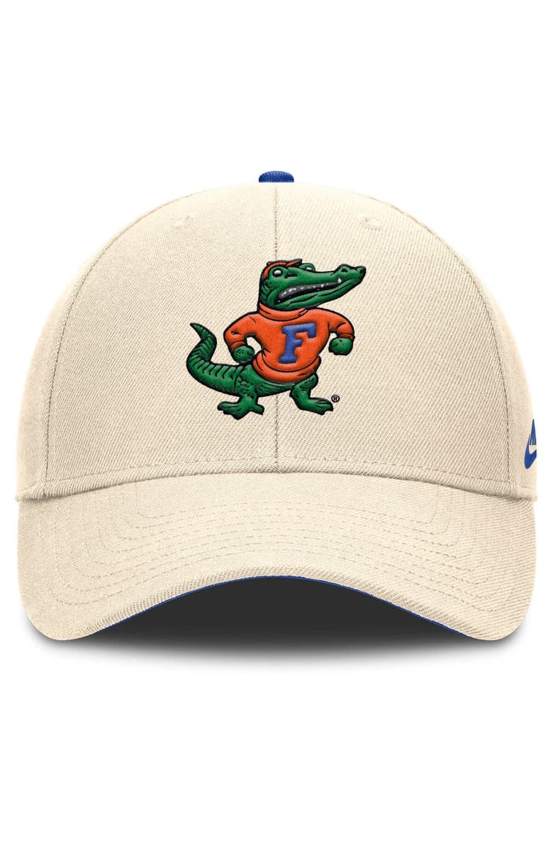 Nike Men's Nike Natural Florida Gators Rise Legacy Adjustable Hat, Alternate, color,
