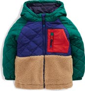 Mini Boden Kids' Quilted Fleece Jacket