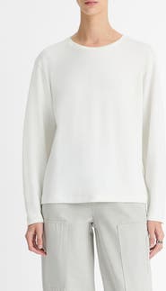 Vince Relaxed Long Sleeve Crewneck Top