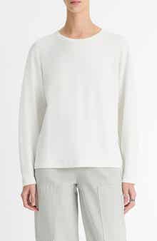 Vince Relaxed Long Sleeve Crewneck Top