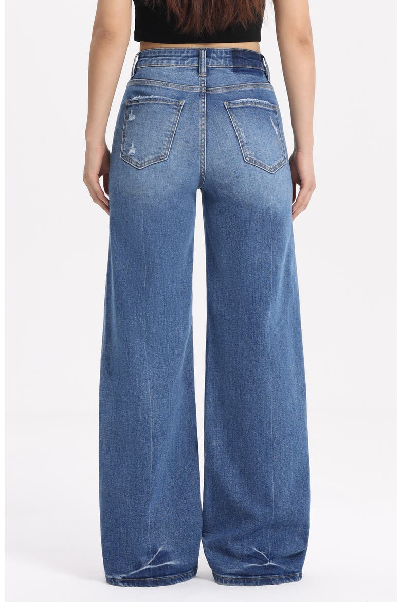 High Waist Wide Leg Jeans, Alternate, color, HAVEN