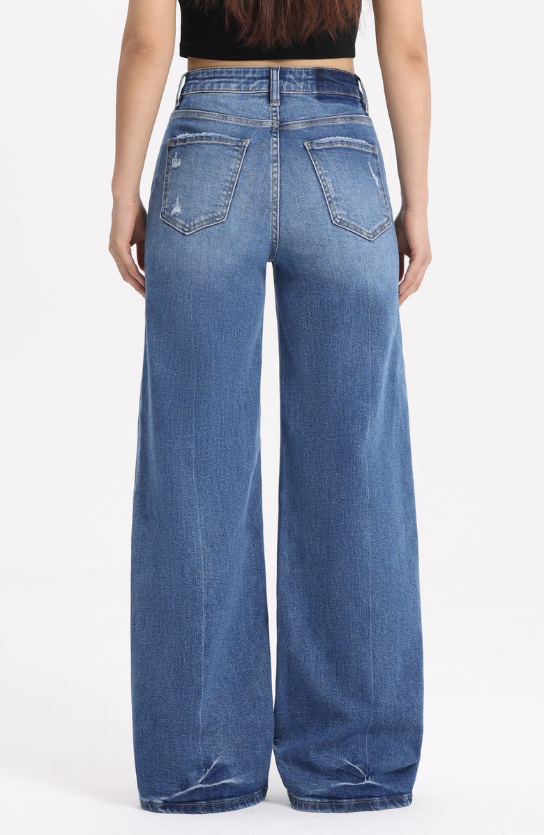 Bayeas High Waist Wide Leg Jeans, Alternate, color, Haven