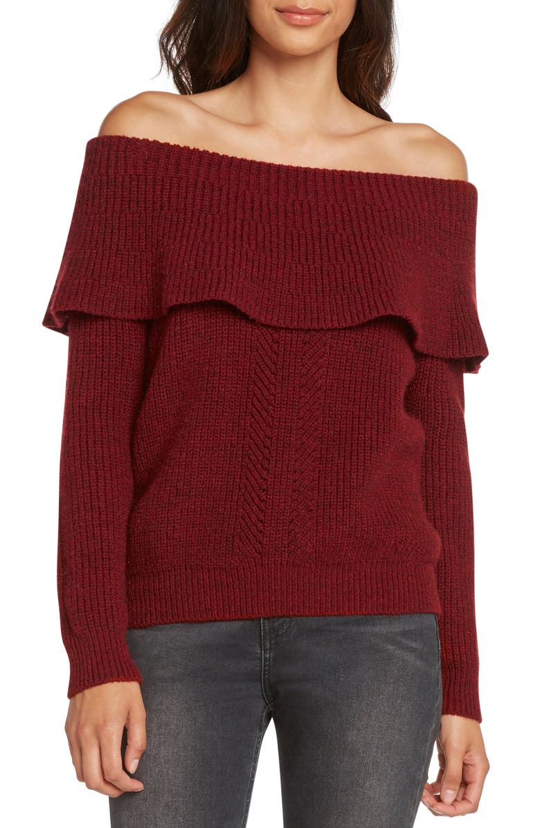 Willow & Clay Off the Shoulder Sweater, Main, color,