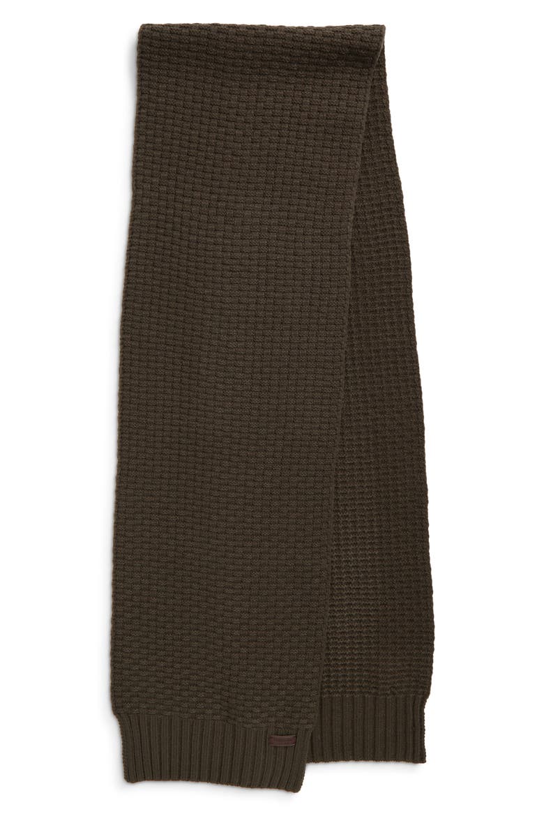Ramside Beanie & Scarf Set, Alternate, color, DARK OLIVE