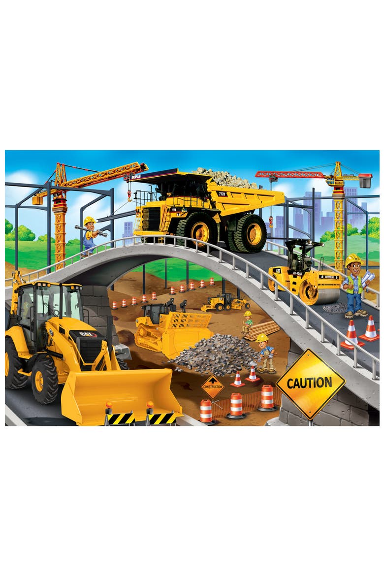 CAT Under the Bridge 60 Piece Puzzle, Alternate, color, Multicolor