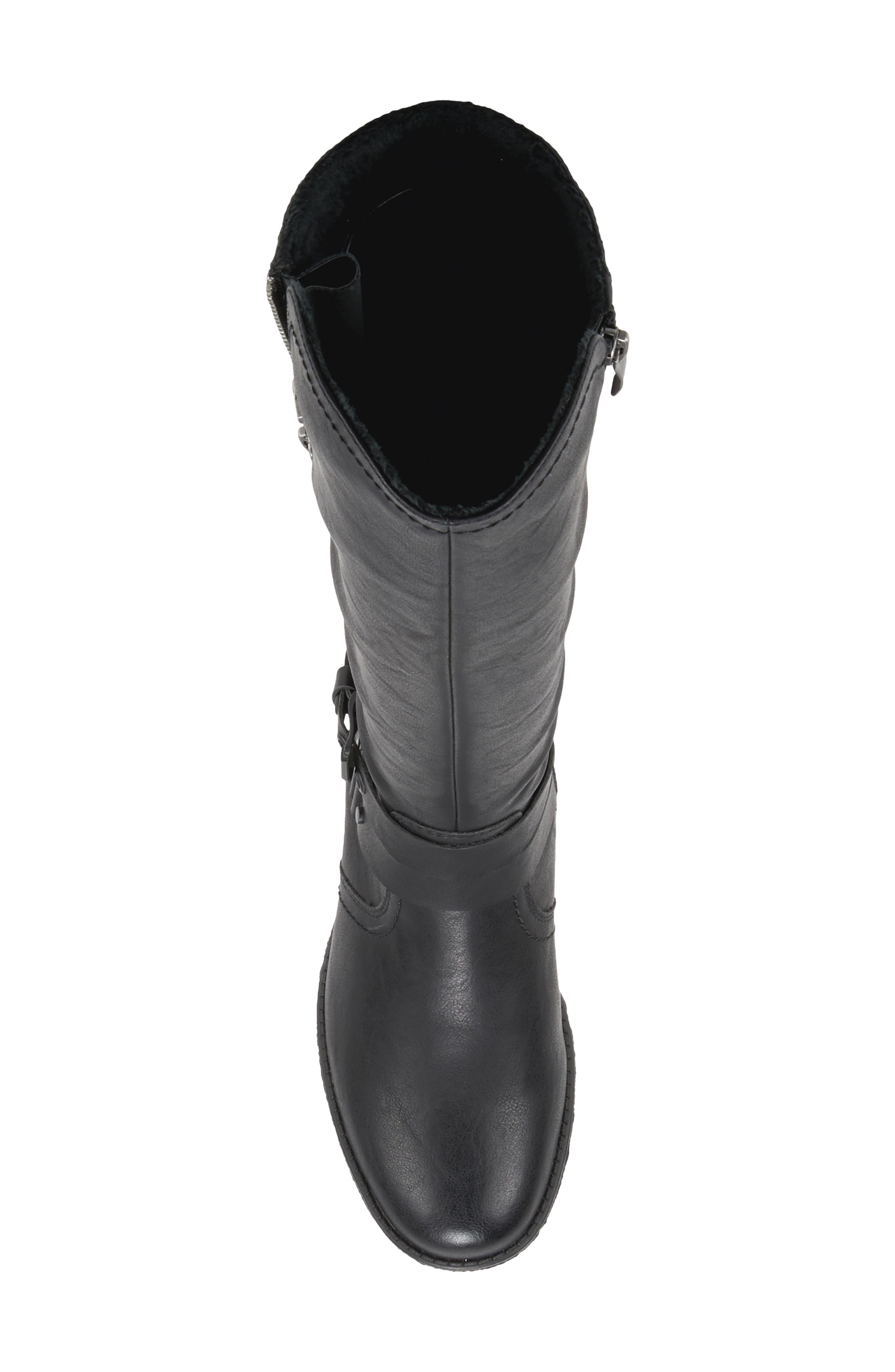 Spring Step Selela Water Resistant Faux Fur Lined Knee High Boot, Alternate, color, 