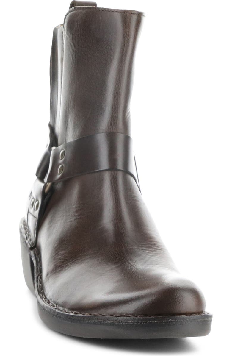 Fly London Mebi Bootie, Alternate, color, Dark Brown Rug