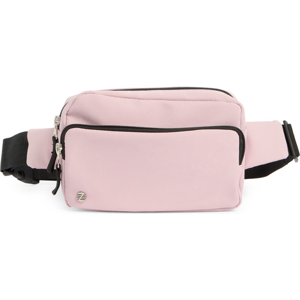 Z By Zella Double Zip Belt Bag In Purple