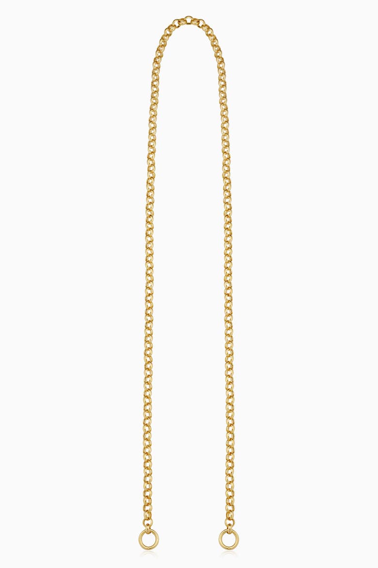 14K Yellow Gold Rimini Rolo Split Necklace, Alternate, color, Yellow Gold