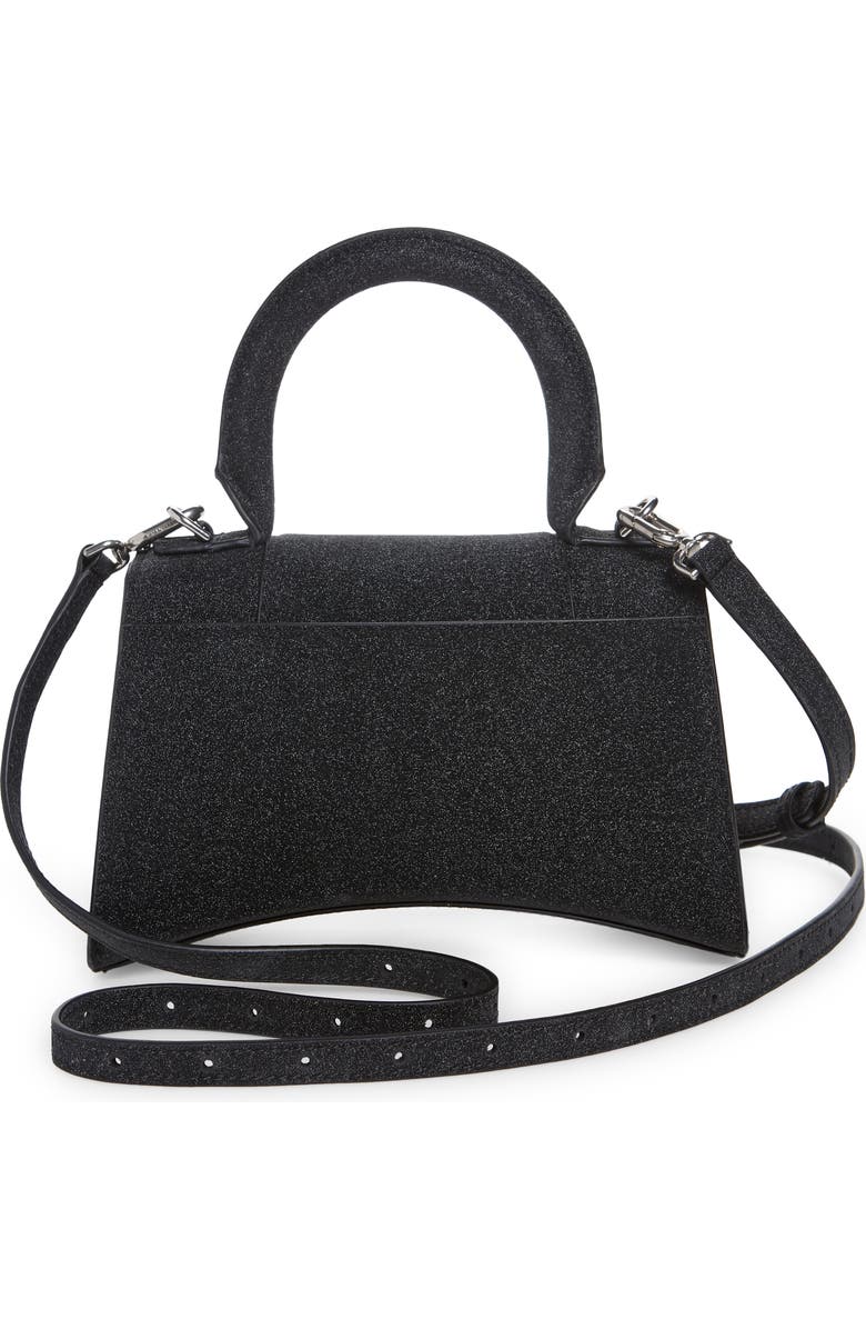 Balenciaga Extra Small Hourglass Sparkle Top Handle Bag, Alternate, color,
