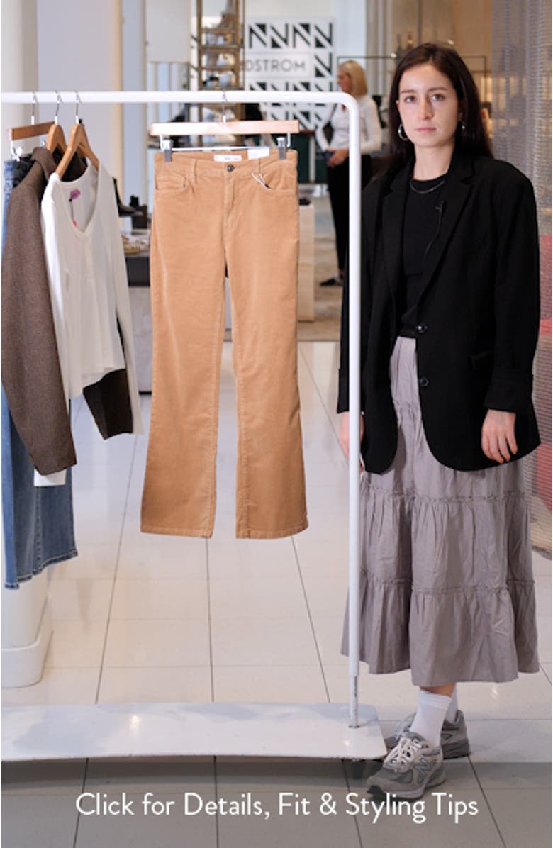 Crop Flare Corduroy Jeans, sales video thumbnail