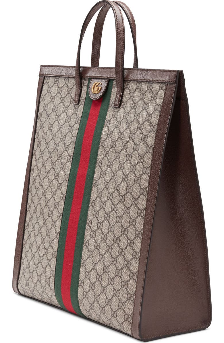 Gucci Ophidia GG Supreme Canvas Tote, Alternate, color,